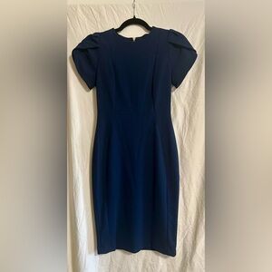 Elegant Navy Blue Dress
